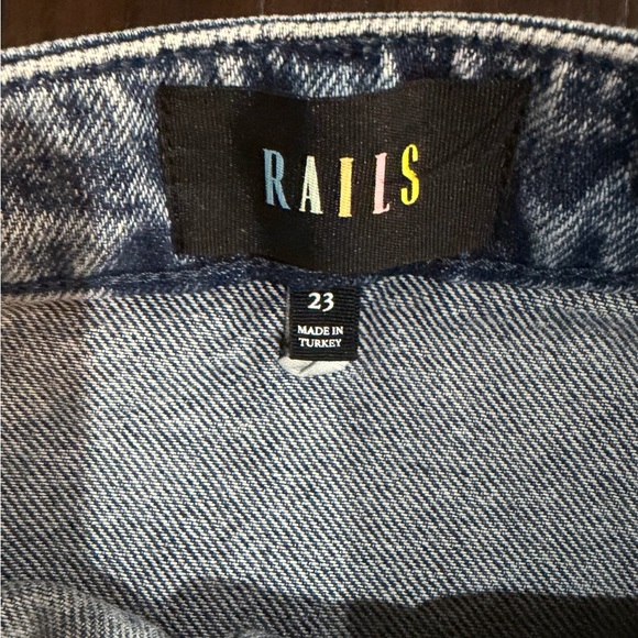 Rails The Oakwood Acid Patchwork high-waisted denim mini skirt 23 - Picture 5 of 5